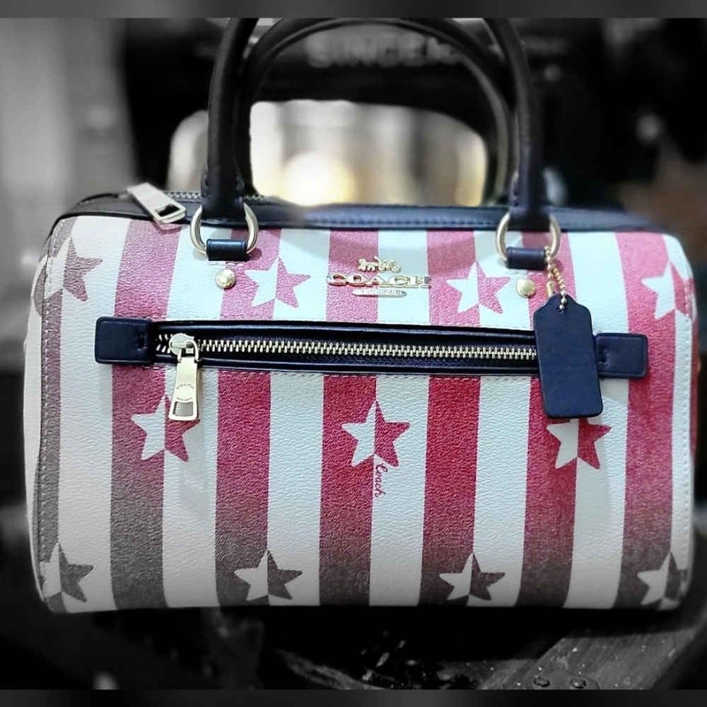 RARE Stunning Rowan Star Coach purse